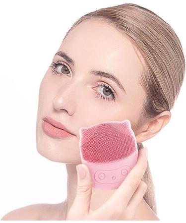 DASHIELL Face Scrubber Penguin Shape Vibrating Face Scrub Brush - Waterproof Skin Care Face Brushes Electric Face Brush for Women and Men Pink - Buy Online on SooperMarket.com