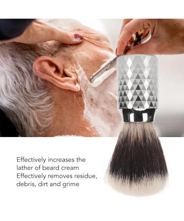 Nylon Beard Foam Brush with Alloy Handle - Portable Dirt Removal Brush for Salon & Travel - Buy Online on SooperMarket.com