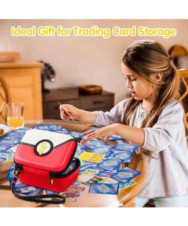 GEAoffice 450+ Trading Card Carrying Case - Hard EVA Organizer Storage Box for Game Cards - Holds MTG TCG Gifts for Boys and Girls - Buy Online on SooperMarket.com
