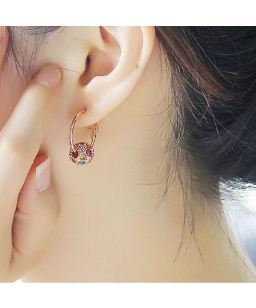 Lymphatic Drainage Slimming Earrings Magnetic Therapy Weight Loss Earrings EarAcupressure Magnetherapy Earrings for Women 3pairs-a - Buy Online on SooperMarket.com