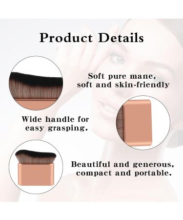 NPQ 1 Pcs Brown Large Tanning Brush Body Makeup Brush Self Tanner Brush for Body Kabuki Foundation Brush Body Brush Makeup & Gloss Applicator Professional Finish Soft & Velvety Bristles - Buy Online on SooperMarket.com