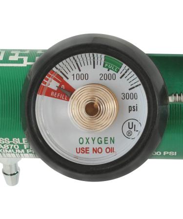 Oxygen Regulator CGA-870 Gauge Flow Rate 0-15LPM with Wrench Key by Ever Ready First Aid - Buy Online on SooperMarket.com