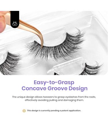 Buy Beetles Easy Lashes Zero Gravity Collection | 5 Pairs Wispy Fluffy Faux Eyelashes & Tweezers - Super Natural 3D Effect for Women - Buy Online on SooperMarket.com