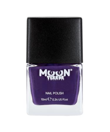 Halloween Nail Polish by Moon Terror | 10ml | Poison Purple | SFX Make up Special effects Make up Nail Varnish