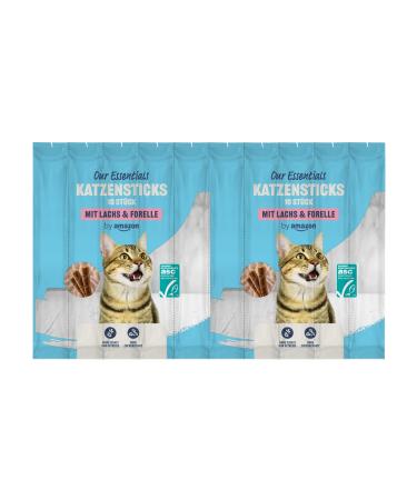 Our Essentials by Amazon Cat Sticks with Salmon & Trout 50g