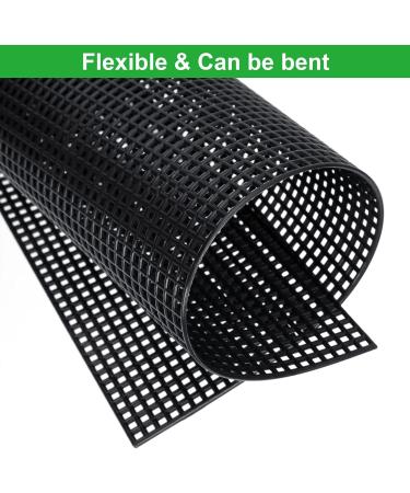 30 Pack 7 Count Black Plastic Mesh Canvas Sheets for Embroidery & Crafting - Buy Online on SooperMarket.com