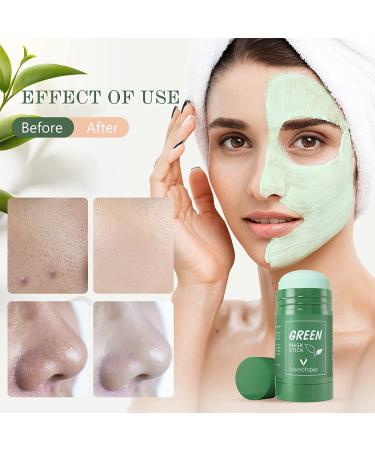 Green Tea Clay Mask Stick | Purifying and Moisturizing | Blackhead Remover | Deep Pore Cleansing for All Skin Types - Buy Online on SooperMarket.com