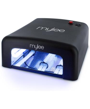 MYLEE UV Gel Nail Curing Lamp 36 Watt Fast Drying Gel Polish Manicure & Pedicure Removable Tray 120-Second Preset Timer 4 x 9W UV Bulbs (Included) UK Plug (Black) - Buy Online on SooperMarket.com