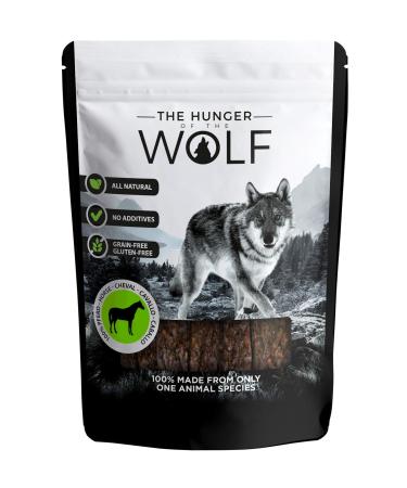 The Hunger of the Wolf dog snack for dogs of all breeds 100% horse meat - 200g (1 pack) Horse 200 g (1 pack)