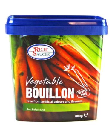 Rich Sauces Vegetable Bouillon Paste 800g. This bouillon is suitable for vegans and vegetarians