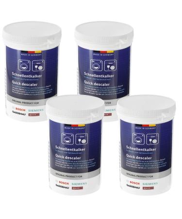 Bosch Genuine Universal Descaler for Washing Machine & Dishwasher (4 x 250g)