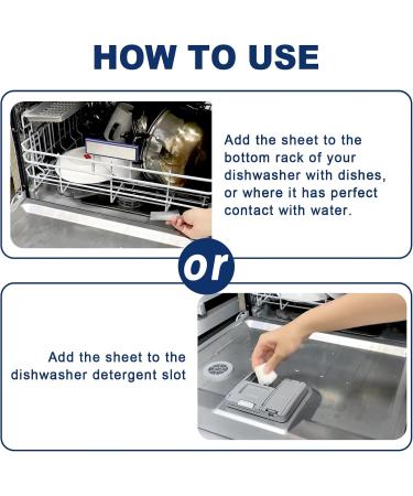 Eco Dishwasher Detergent Sheets | 160 Loads | Unscented & Plastic Free | High Efficiency Solid Enzyme Dishwashing Soap - Buy Online on SooperMarket.com