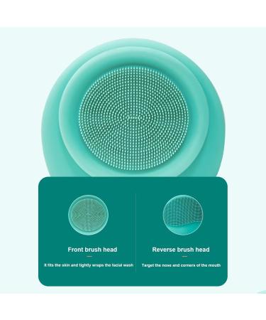 DASHIELL Face Brush Cleanser - Electric Facial Brush Gentle Silicone Face Wash Brush Silicone Waterproof Face Brush for Birthdays Anniversaries Facial Cleansing Holidays Green - Buy Online on SooperMarket.com