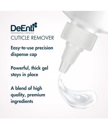 DeEnti Instant Cuticle Remover Gel - 15-Second Professional Cuticle Softener | 8oz for Hand Foot & Nail Care - Salon Quality Citrus Manicure & Pedicure Supplies - Buy Online on SooperMarket.com