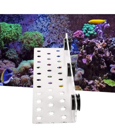 Cikonielf Magnetic Acrylic Coral Rack Holder - 32 Hole Transparent Aquarium Coral Question Holder - Buy Online on SooperMarket.com