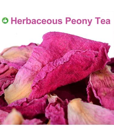 100% Natural Herbacous Peony Tea - Anti-Aging & Freckles Removal | Pink Peony Bud Flower Tea 30g - Buy Online on SooperMarket.com