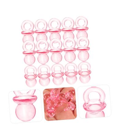 100 Pieces Baby Pacifiers - Blue/Shiny Baby Shower Toys | DIY Accessories & Acrylic Chupones - Pack of 1 - Buy Online on SooperMarket.com