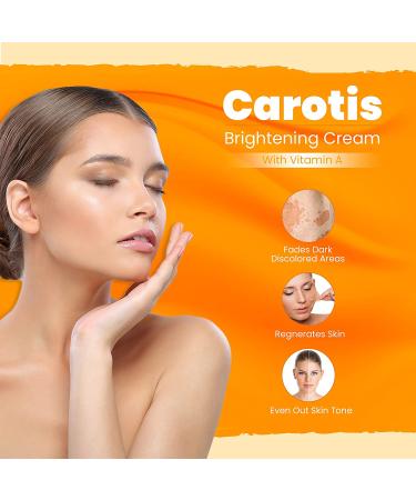 Carotis Skin Brightening Cream | 1.7 Fl oz | Dark Spot Remover for Face, Body & Private Areas | Hyperpigmentation Treatment with Carrot Oil, Alpha Arbutin & Shea Butter - Buy Online on SooperMarket.com