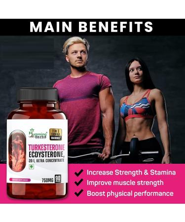 SS Turkesterone Muscle Building Supplement | Boost Muscle Growth Memory Support - 90 Capsules - Buy Online on SooperMarket.com