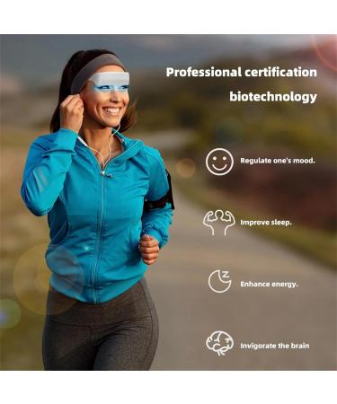 Light Therapy Glasses Wearable UV-Free Blue White LED Light Therapy Happy Lamp Goggles Natural Relief for Good Sleep Boost Energy and Jet Lag - Buy Online on SooperMarket.com
