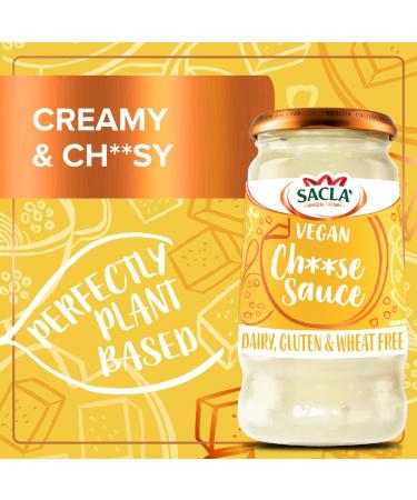 Sacla' Vegan Cheese Sauce 350g (6) - Buy Online on SooperMarket.com