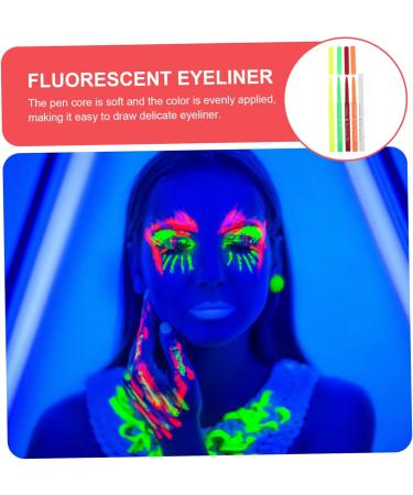 BELLIFFY 5pcs Halloween Paint Pen Fluorescence Liner Eyeliner Pencil Make up Highlighter Eye Liner Plastic - Buy Online on SooperMarket.com