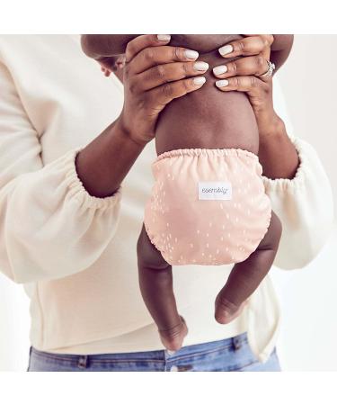 Esembly Cloth Diaper Try-It Kit: Organic Reusable Diapers Starter Set with Detergent, Cream, and Bag - Eco-Friendly Diapering System | Size 1 Confetti - Buy Online on SooperMarket.com