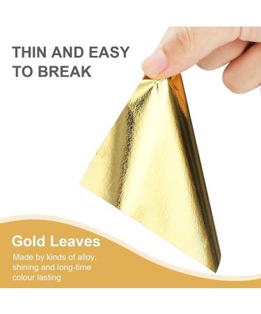 BUBIMON 200pcs Imitation Rose Silver Gold Leaf Sheets for Nails, Jewelry, Arts & Crafts - Nail Foil for Painting, Resin, Gilding & Sculpture - Buy Online on SooperMarket.com