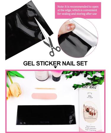 Kalolary 20PCS Red Nail Adhesive Wraps for Gel Polish - Self-Adhesive Stickers with UV/LED Lamp Required - Buy Online on SooperMarket.com