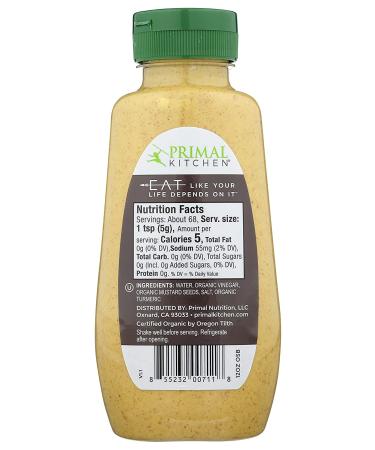 Primal Kitchen Spicy Brown Mustard 12 oz - Organic & Paleo-Friendly - Buy Online on SooperMarket.com