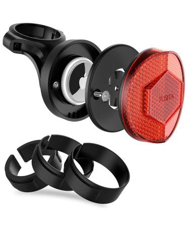 Tusita seat support Quarter gymnastics bicycle bracket with reflectors - compatible with Garmin Varia Bicycle Radar RTL510 RVR315 Apple Airtag bicycle bracket - Mountain bicycle accessories