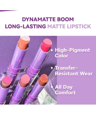 Gireatick 4pcs Two-tone Lipstick set 3 Matte + 1 Glitter Silky Texture Velvet Lipstick 2 in 1 Lipstick and Lip Liner for Long Lasting Bitten Lip-look Lip Makeup - Buy Online on SooperMarket.com