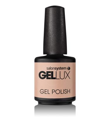 Salon System Gellux Gel Polish Flower Power Collection Life's A Breeze 15ml Peach Nude 0213177