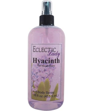 Hyacinth Body Spray 16 ounces Body Mist for Women with Clean Light & Gentle Fragrance Long Lasting Perfume with Comforting Scent for Men & Women Cologne with Soft Subtle Aroma For Daily Use 16 Fluid Ounces