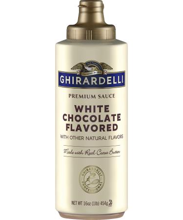 Ghirardelli Premium Sauce White Chocolate Flavored 16 oz Squeeze Bottle