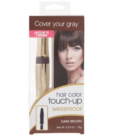 Waterproof Dark Brown Hair Color Touch-Up | Cover Your Gray Brush-in Formula - Buy Online on SooperMarket.com