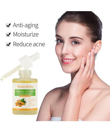 Turmeric & Vitamin C Dark Spot Corrector Serum | Anti-Aging & Moisturizing Formula for All Skin Types - 1oz - Buy Online on SooperMarket.com