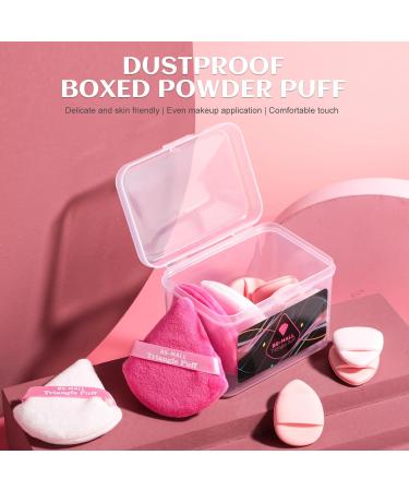 BS-MALL Powder Puff & Mini Makeup Sponge Set - 12 Pink Blush & Concealer Applicators - Perfect for Flawless Makeup - Buy Online on SooperMarket.com