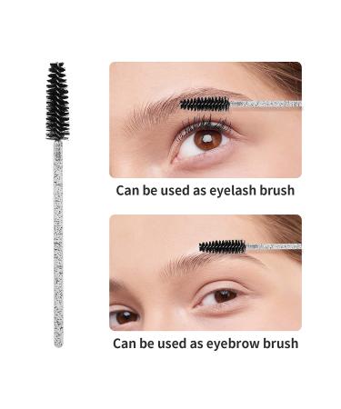 Tifanso 200PCS Disposable Eyelash & Eyebrow Mascara Brush Wand - Black | Extension Supplies - Buy Online on SooperMarket.com