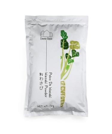 Emma Basic Wasabi Powder 1kg 20% Real Wasabi pungent Quick to Prepare