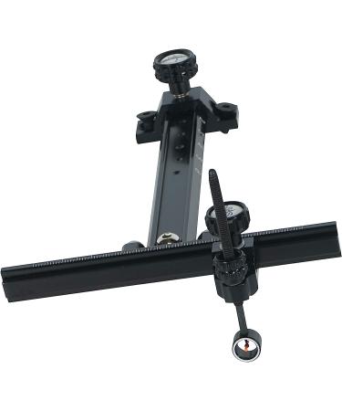 SAS Archery Recurve Bow Target Sight - T Shape Adjustable with Fiber Pin Sight, Aluminum Detachable for Compound Competition - RH or LH, Black - Buy Online on SooperMarket.com