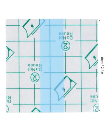 Garosa 100pcs Transparent Waterproof Makeup Hand Palette Stickers - Single Use Self-Adhesive for Home & Salon Use | Perfect for Professionals & Beginners - Buy Online on SooperMarket.com