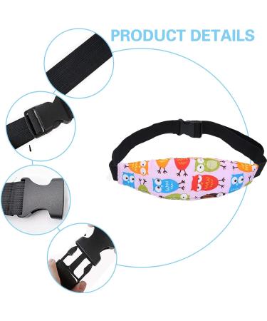 Baby Kids Safety Head Support Band for Car Seat - Pink - Buy Online on SooperMarket.com