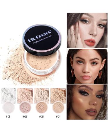 Oil Control Translucent Loose Face Powder - Lightweight Natural Finish - 0.35 Oz/10g (02 Pink) - Buy Online on SooperMarket.com