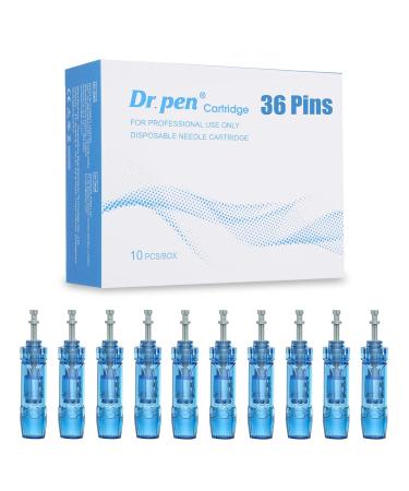 Dr. Pen Cartridges 36 Pins - 10 Pack Original Microneedling Replacement Needles for Ultima A8S M8S A9 | High-Quality Derma Stift - Buy Online on SooperMarket.com