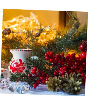 ABOOFAN 20 Pcs Christmas Imitation Fruit Holly Christmas Berries Christmas Flower Pick Christmas Berry Picks Home Decor Plants Decor Cherry Stems Party Supplies Foam Cherry Fruit Banquet - Buy Online on SooperMarket.com
