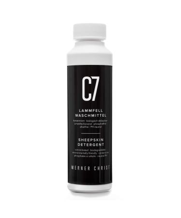 Christ lambskin detergent C7 fur detergent suitable for all washable sheepskin and lambskin articles as well as natural fibers biodegradable environmentally friendly 250 or 500 ml 250 ml