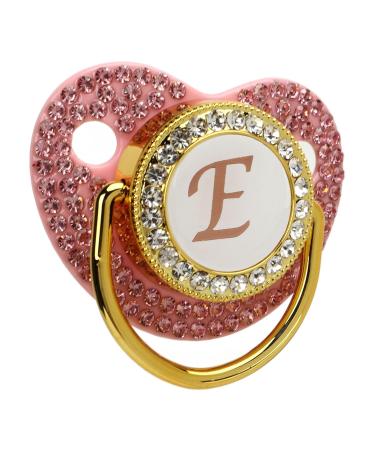 Gold Baby Pacifier Set with Rhinestones | Lightweight Pacifier for 6-18 Months | Stylish Baby Essential - Buy Online on SooperMarket.com