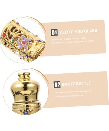 Essential Oil Empty Bottle - Perfume Storage & Dispensing for Arabia | Delicate Middle East Decor - Buy Online on SooperMarket.com