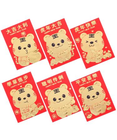 ABOOFAN 120 Pcs New Year Gift Money Packet red envelopes 2022 Blush Year red Envelope Gift Bag Wallet Purse Wedding envelopes Packet Gift Envelope Envelope Spring Festival Supplies Makeup